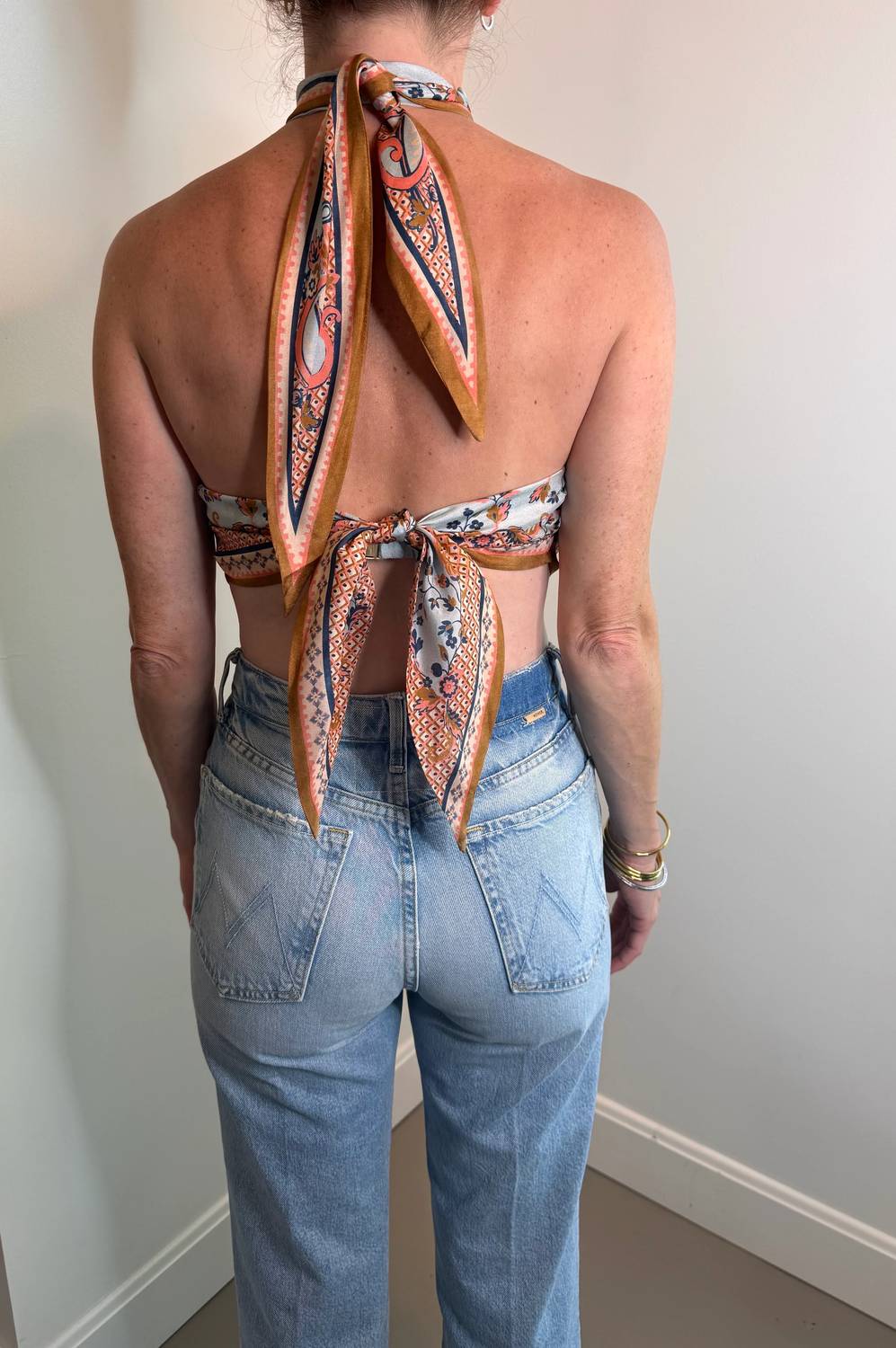 Zimmermann - Aster Scarf Bodice Top