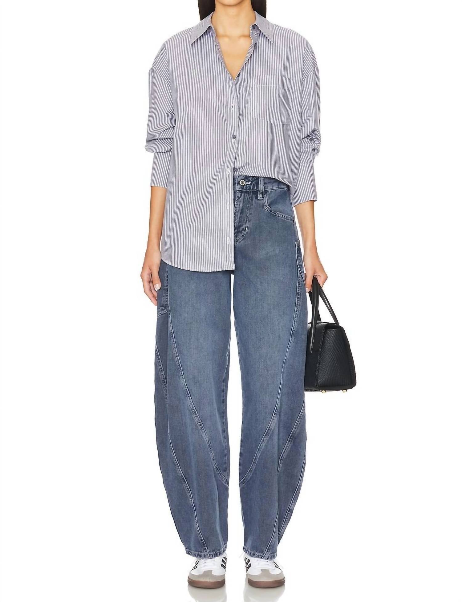 Free People - Sugar And Spice Barrel Jeans