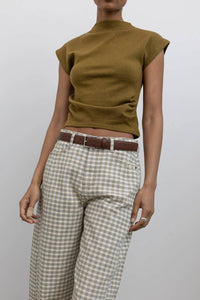 Collective - Women's Classic Leather Square Belt
