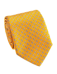 Pacific Silk - Satin Mini Floral Print Tie