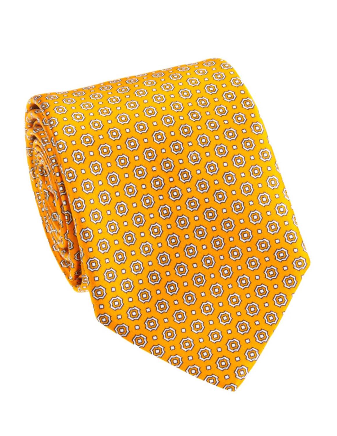 Pacific Silk - Satin Mini Floral Print Tie