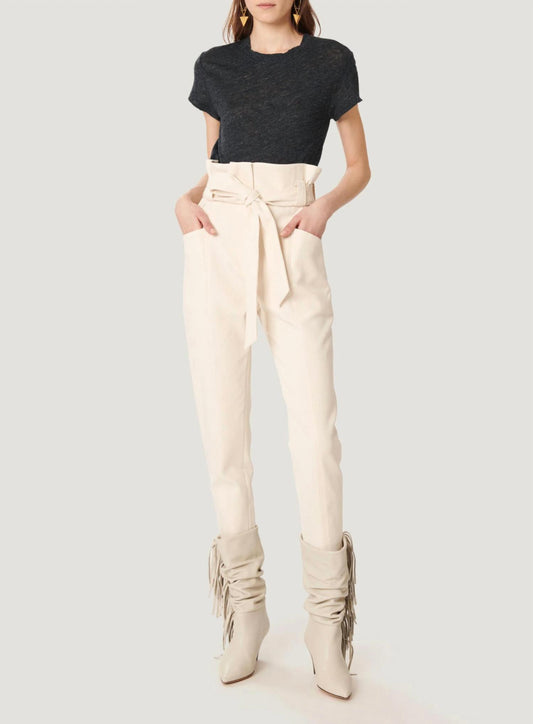 AKIN HIGH WAIST PAPERBAG PANTS