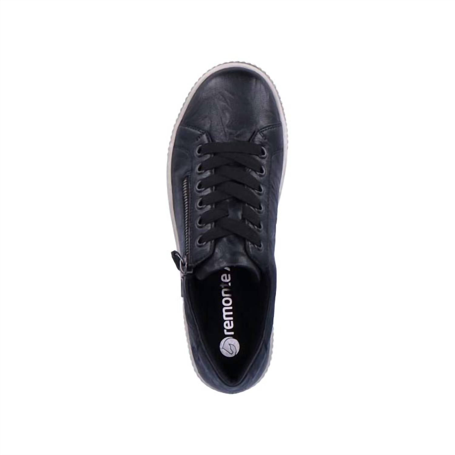 Remonte Women's Maditta 00 Sneaker in black - women's sneaker - detail view