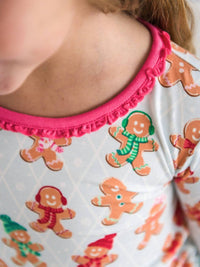 Rufflebutts - Girl's Softsnooze Ruffle Long Sleeve Pajama Set