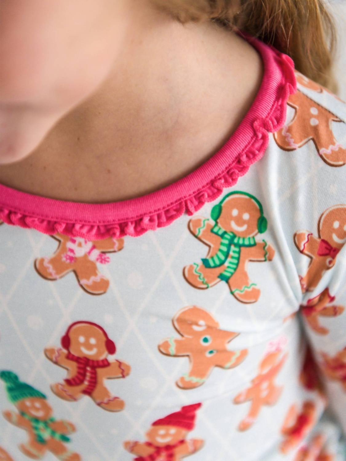 Rufflebutts - Girl's Softsnooze Ruffle Long Sleeve Pajama Set