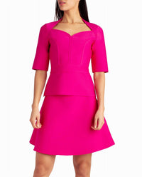 Nicole Miller - Lucy Knit Sweetheart Top