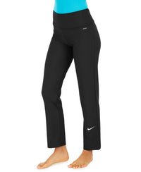 NIKE Essential Straight Swim Leggings in black - women's swimwear