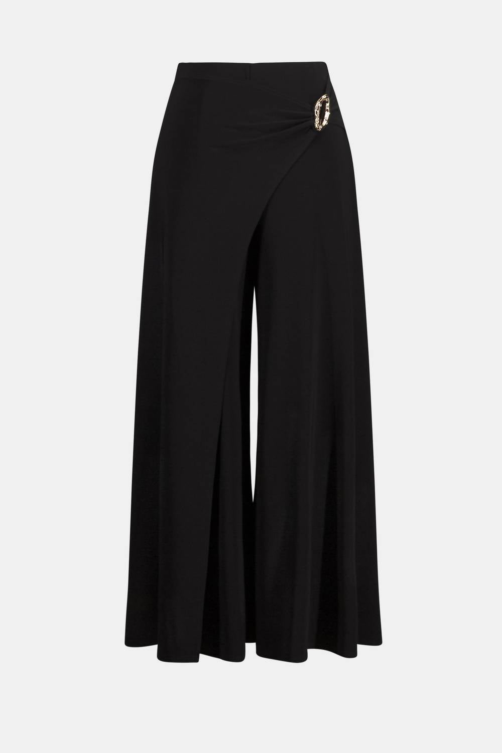 Joseph Ribkoff - Silky Knit Culotte Pull On Pants with Buckle