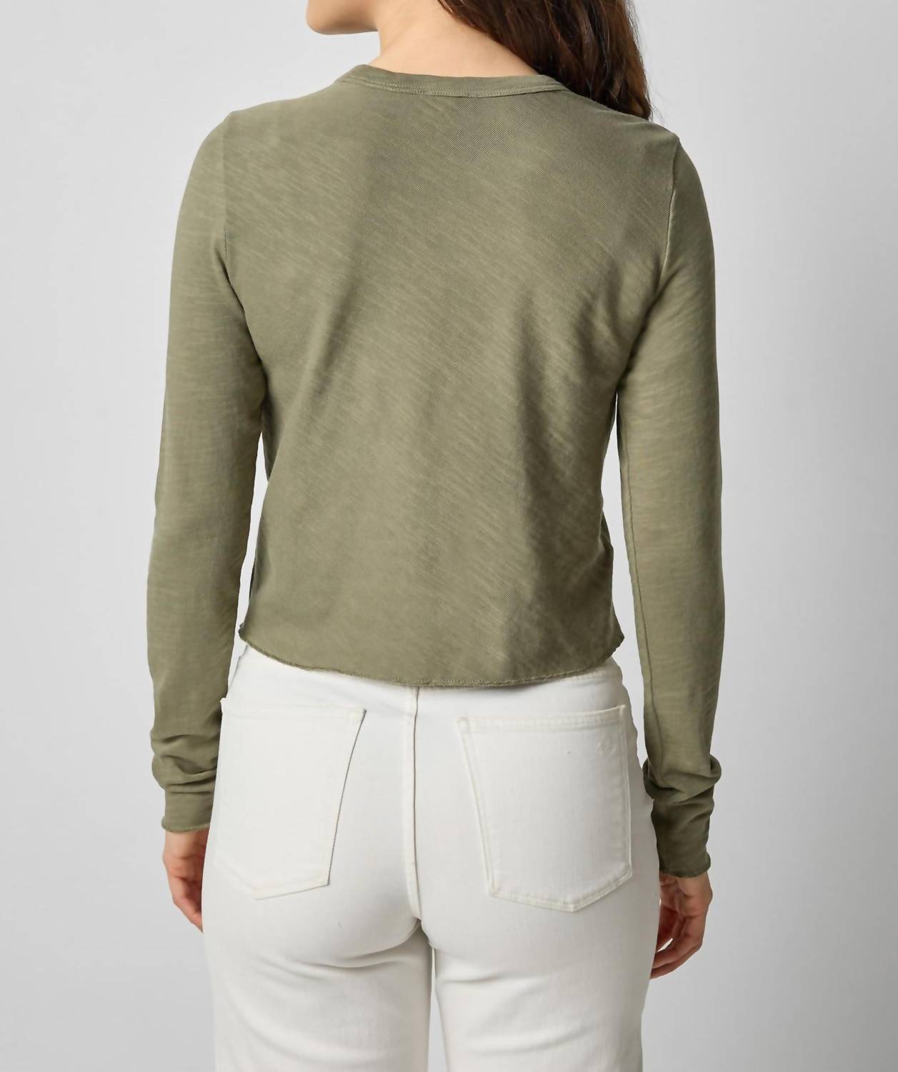 Lilla P - Long Sleeve Bias Cut Crew Tee
