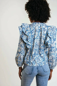 Laroque - Claire Ruffle Sleeve Blouse