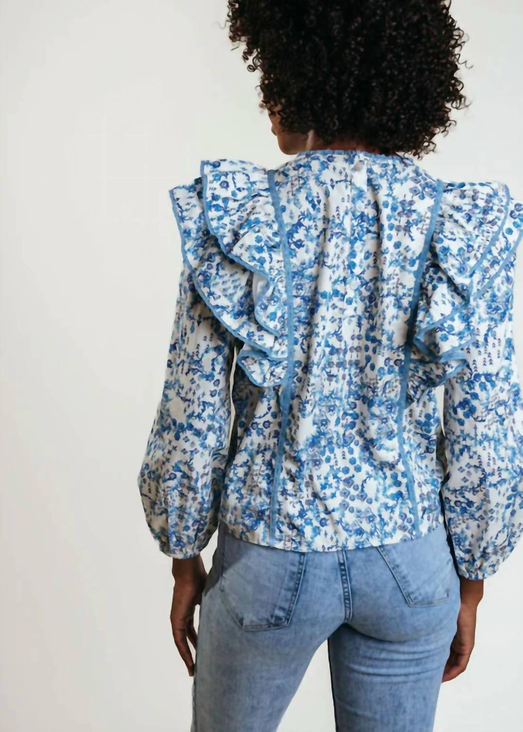 Laroque - Claire Ruffle Sleeve Blouse