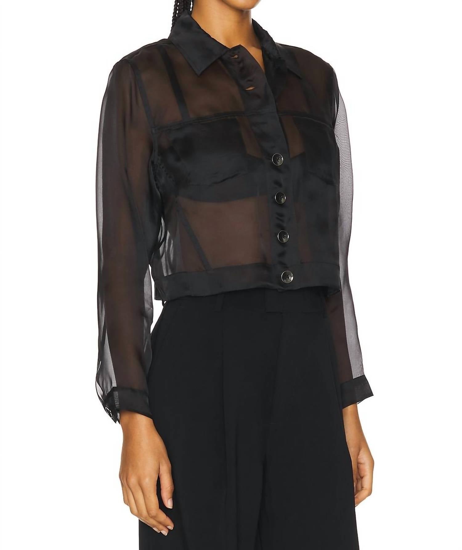 L'Agence - Anders Organza Jacket