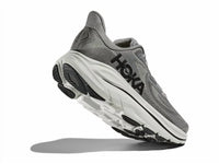 Hoka Men's Clifton 10 Running Shoes in galactic grey asteroid - men's sneaker - alternate view