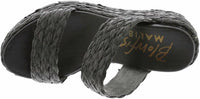 BLOWFISH Women's Bermuda Raffia Sandal in black - women's sandal - detail view