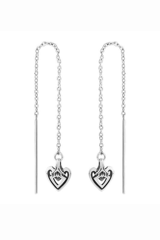 Astor & Orion - Women's Heart Threaders Earrings