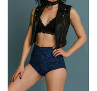 Red Valentino - Floral Lace High-waisted Shorts