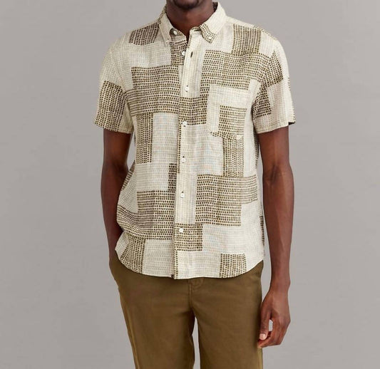 Billy Reid - Short Sleeve Brick Tuscumbia Shirt