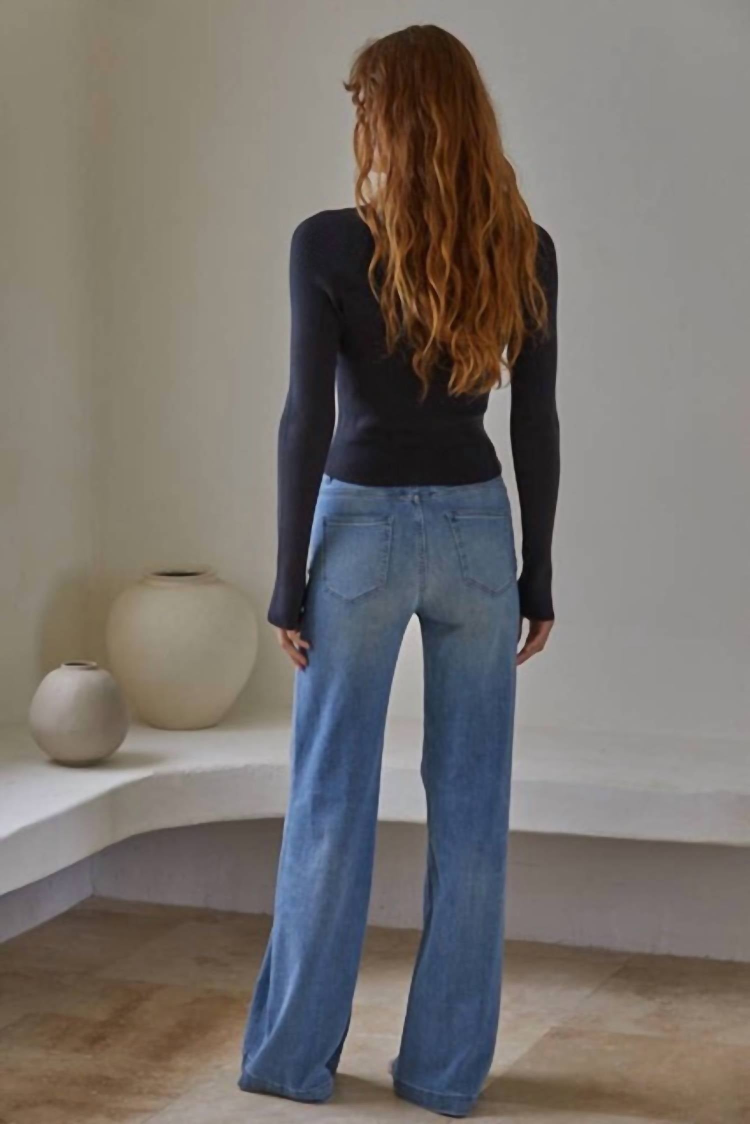 By Together - Rylie Ribbed Round Neck Top