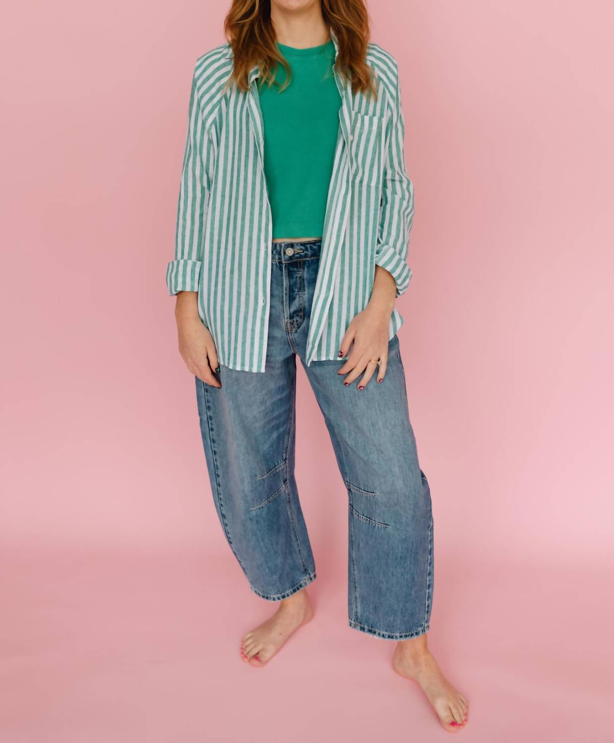Hidden - Women's Sammie Barrel Denim Jeans