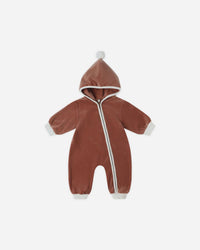 Quincy Mae - Velour Zip Jumpsuit
