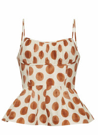 Cara Cara - Alba Fit-and-flare Peplum Top