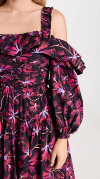 Ulla Johnson - Caprice Ruffled Floral Print Midi Dress