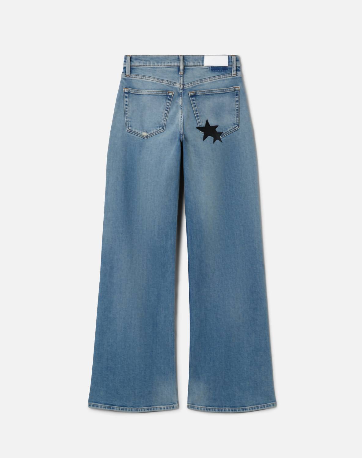 Re/Done - Women's Mid Rise Wide Leg Jeans