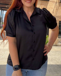 Skies Are Blue - Francesca Button Down Blouse