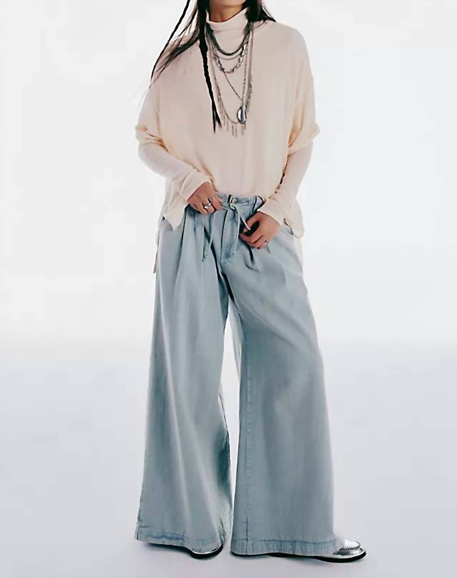 Free People - Julien Wide Leg Chino Pants
