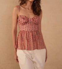 Dress To - Lurex Peplum Top