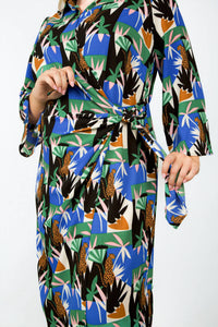 Donna Morgan - Safari Windows Dress - Plus