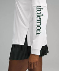 lululemon Tennis Club Layered Long Sleeve TShirt in white - women's long sleeve top - view 4