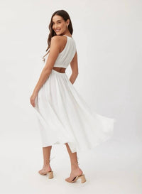 Bella Dahl - Cut Out Midi Halter Dress