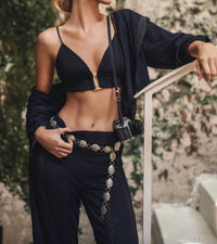 Ola Azul - Vanya Coal Coverup Pants