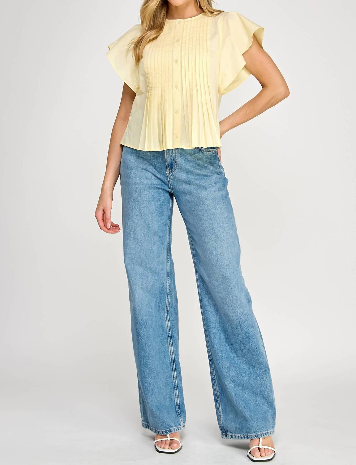 Ellison - Short Sleeve Kaftan Blouse