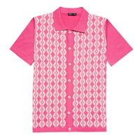 Eight X - Chain Link Knit Polo Shirt