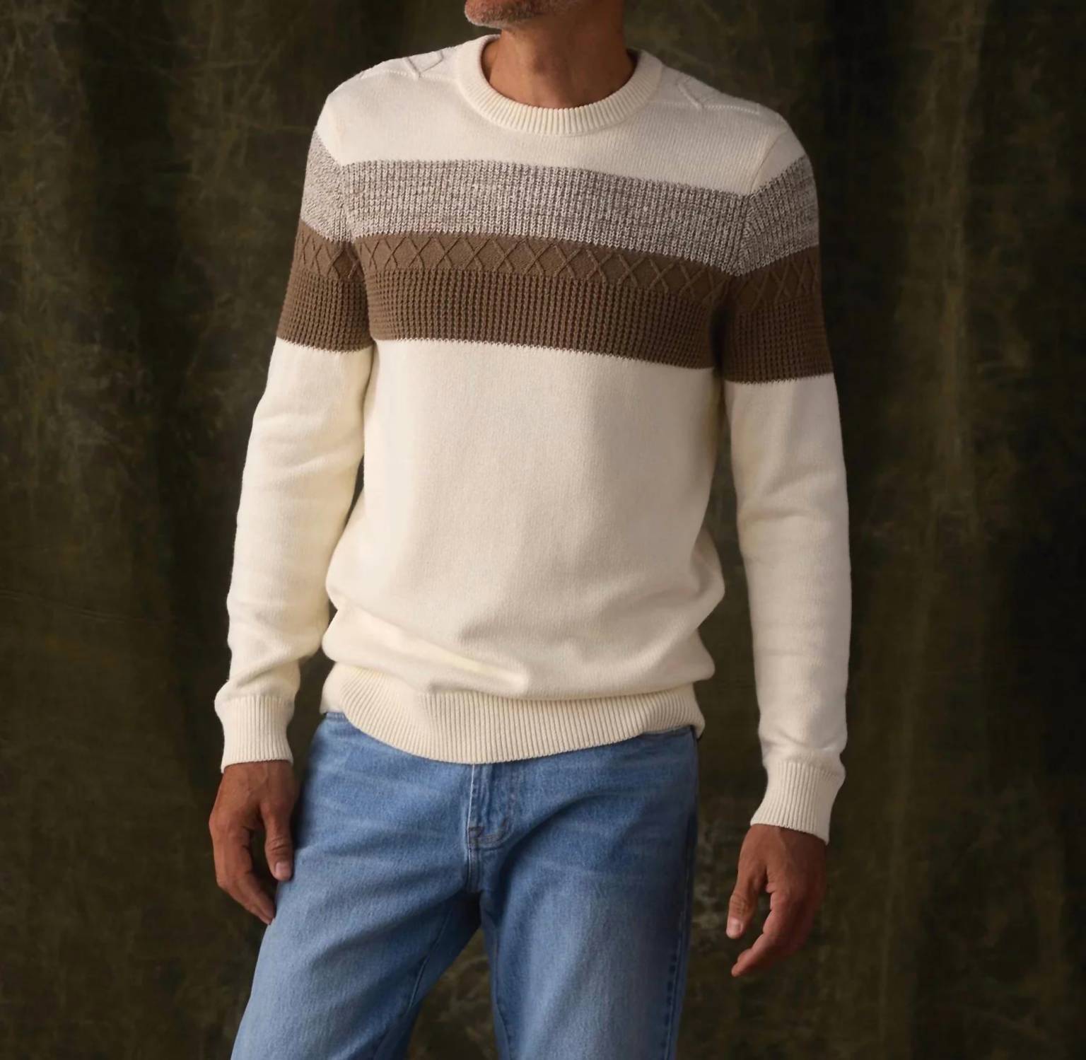 The Normal Brand - Women's Tom Stripe Crew Sweater