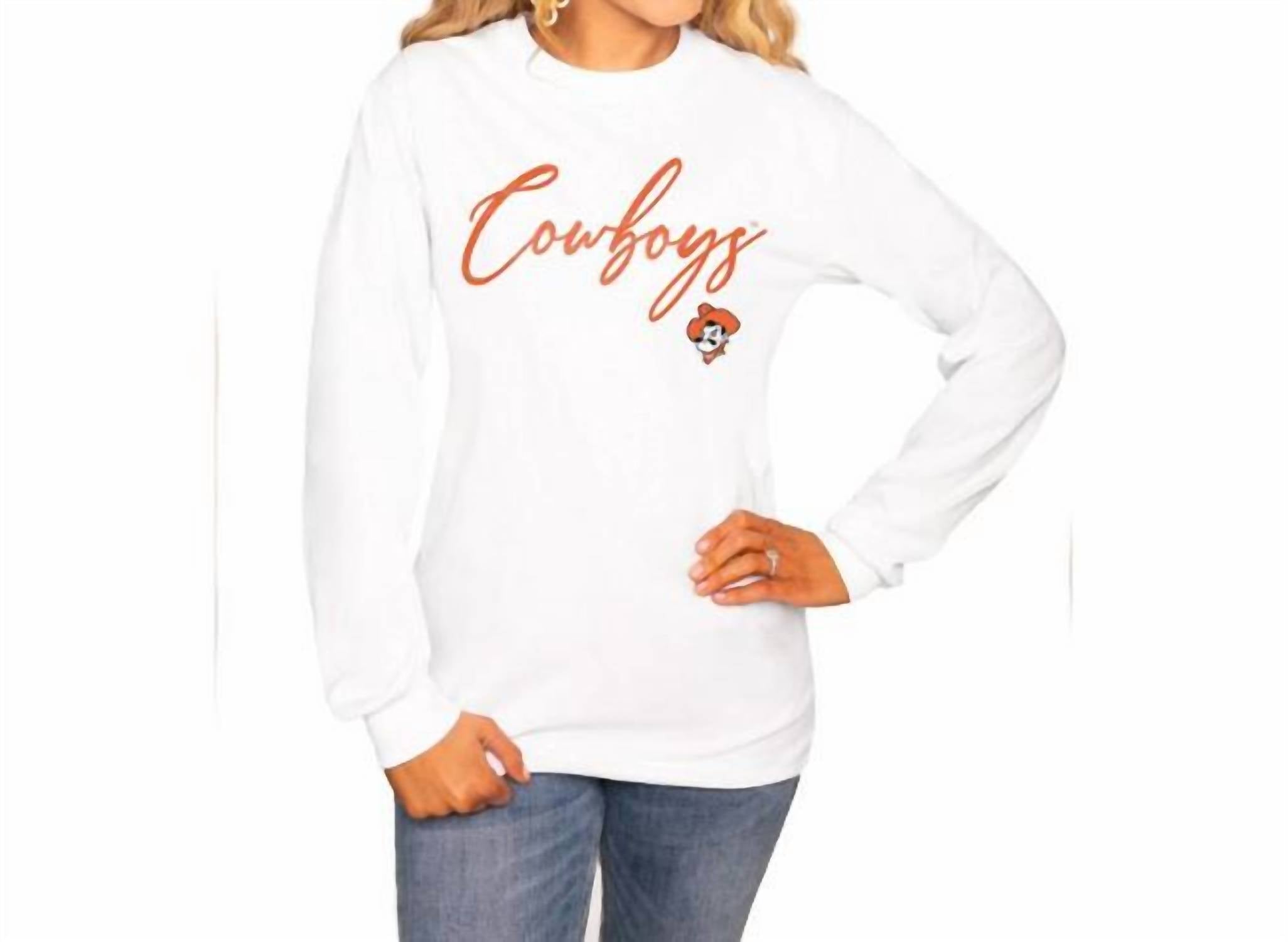 Gameday Couture - Oklahoma State University Sleeve Crew Tee