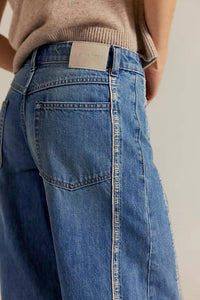 Free People - On The Edge Selvedge Wide Leg Jeans