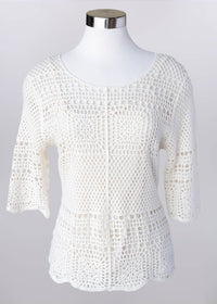 Keren Hart - Crochet Sleeve Top