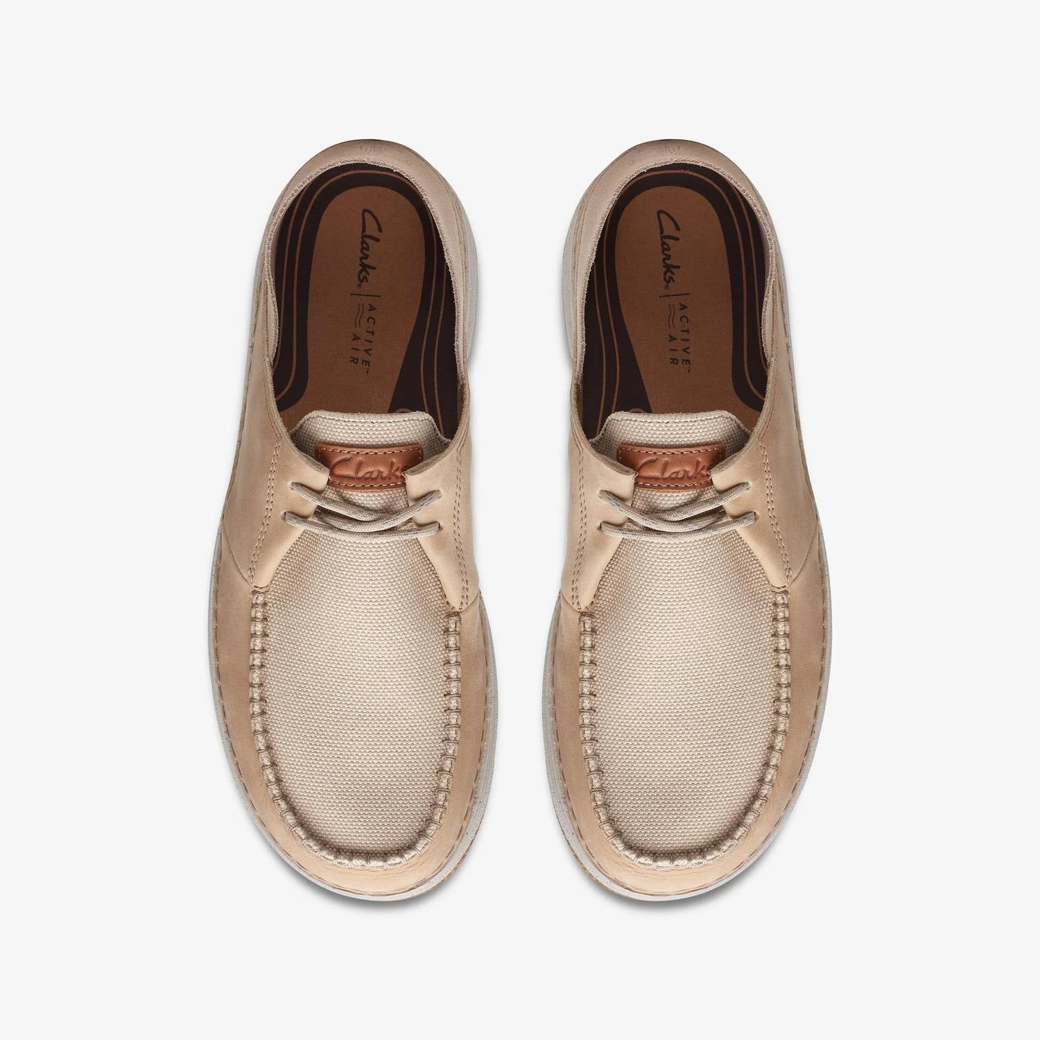 Clarks Men's Nature 5 Moc Shoes in sand - men's loafer - view 5