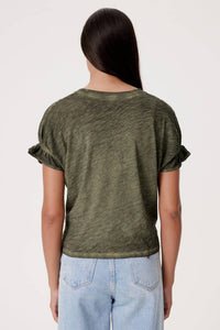 Goldie - Puff & Ruffle Sleeve Tee