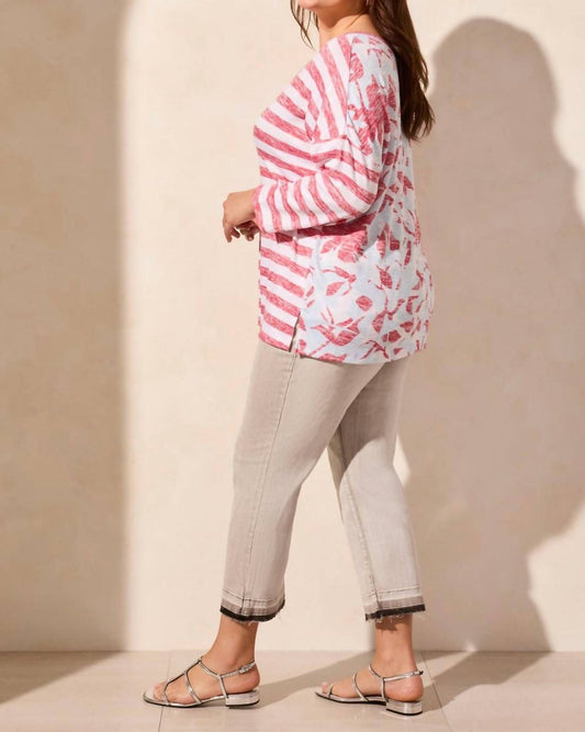 Tribal - Patterned Two Way Dolman Top