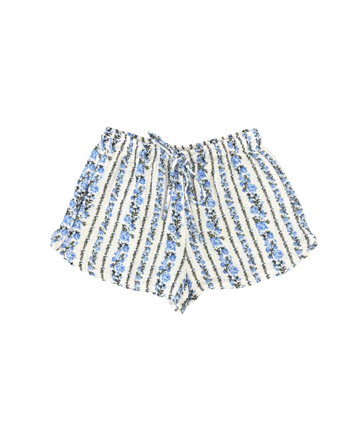 Flowers By Zoe - Girl's Demure Floral Gauze Shorts