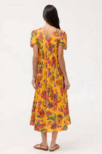 Johnny Was MIDI EVA DRESS in linnea - women's dress - alternate view
