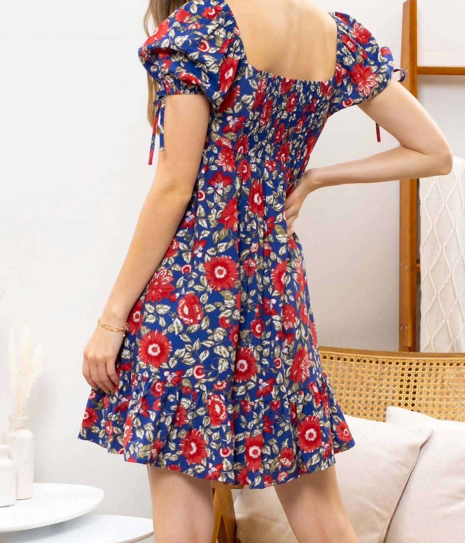 Blu Pepper - Floral Mini Dress