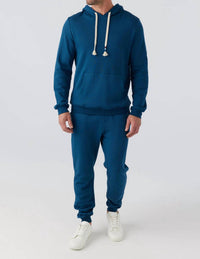 SOL ANGELES Essential Waves Pullover Hoodie in lagoon - men's shirt - view 6