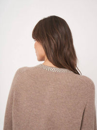 Repeat Cashmere - Boxy Fit Rib Knit Cardigan