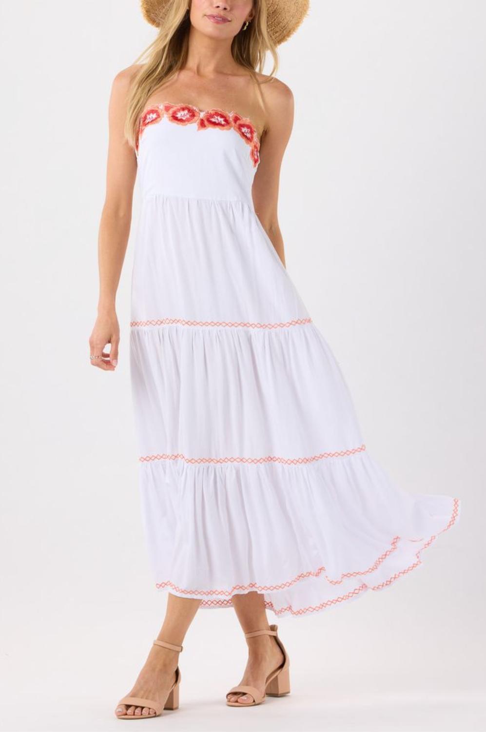 Tiare Hawaii - Seaspray Strapless Maxi Dress