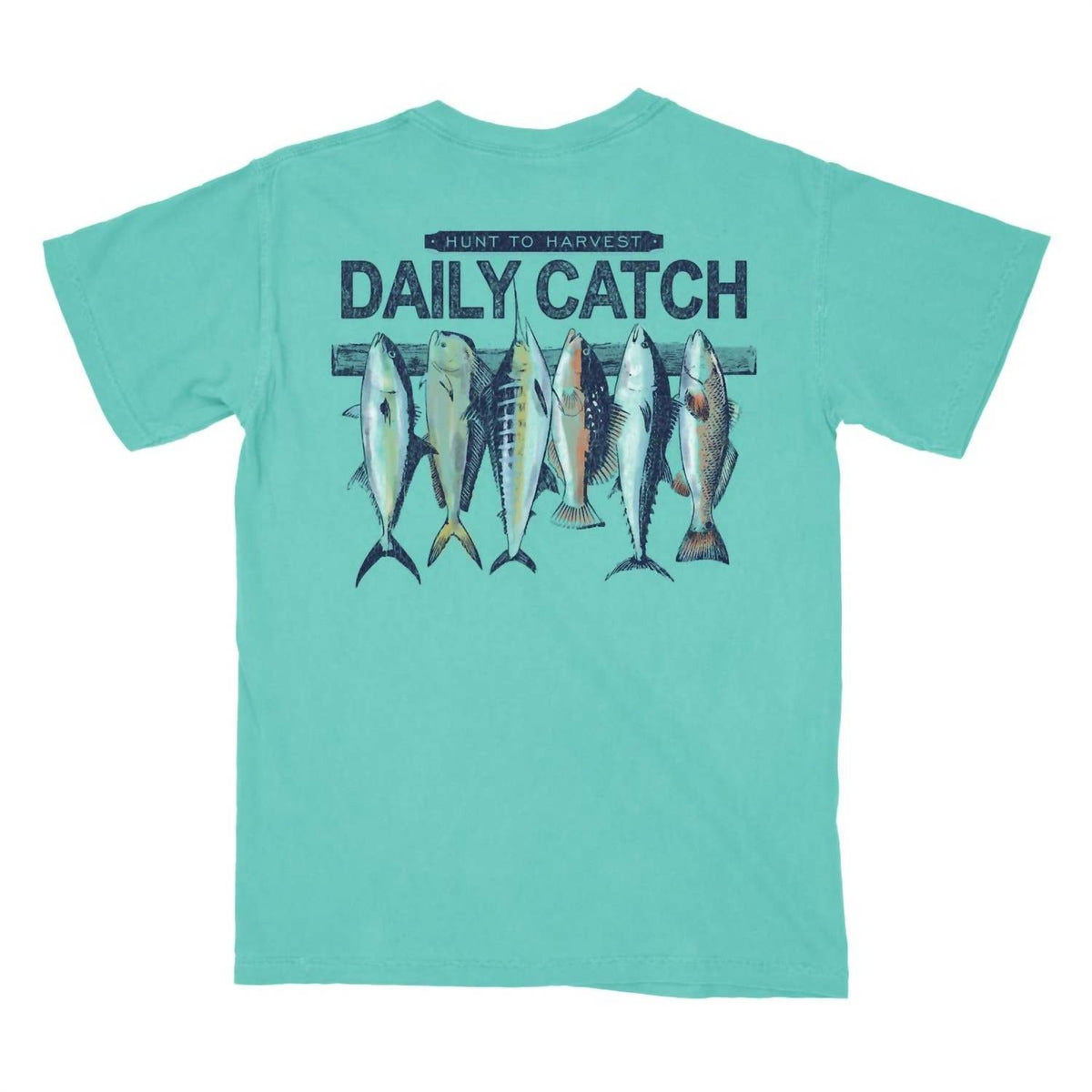 Hunt To Harvest - Unisex Daily Catch Peach Tee